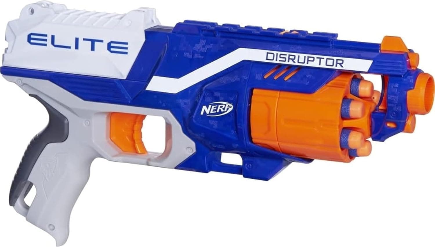NERF Disruptor Elite Blaster, 6-Dart Rotating Drum (Amazon Exclusive)