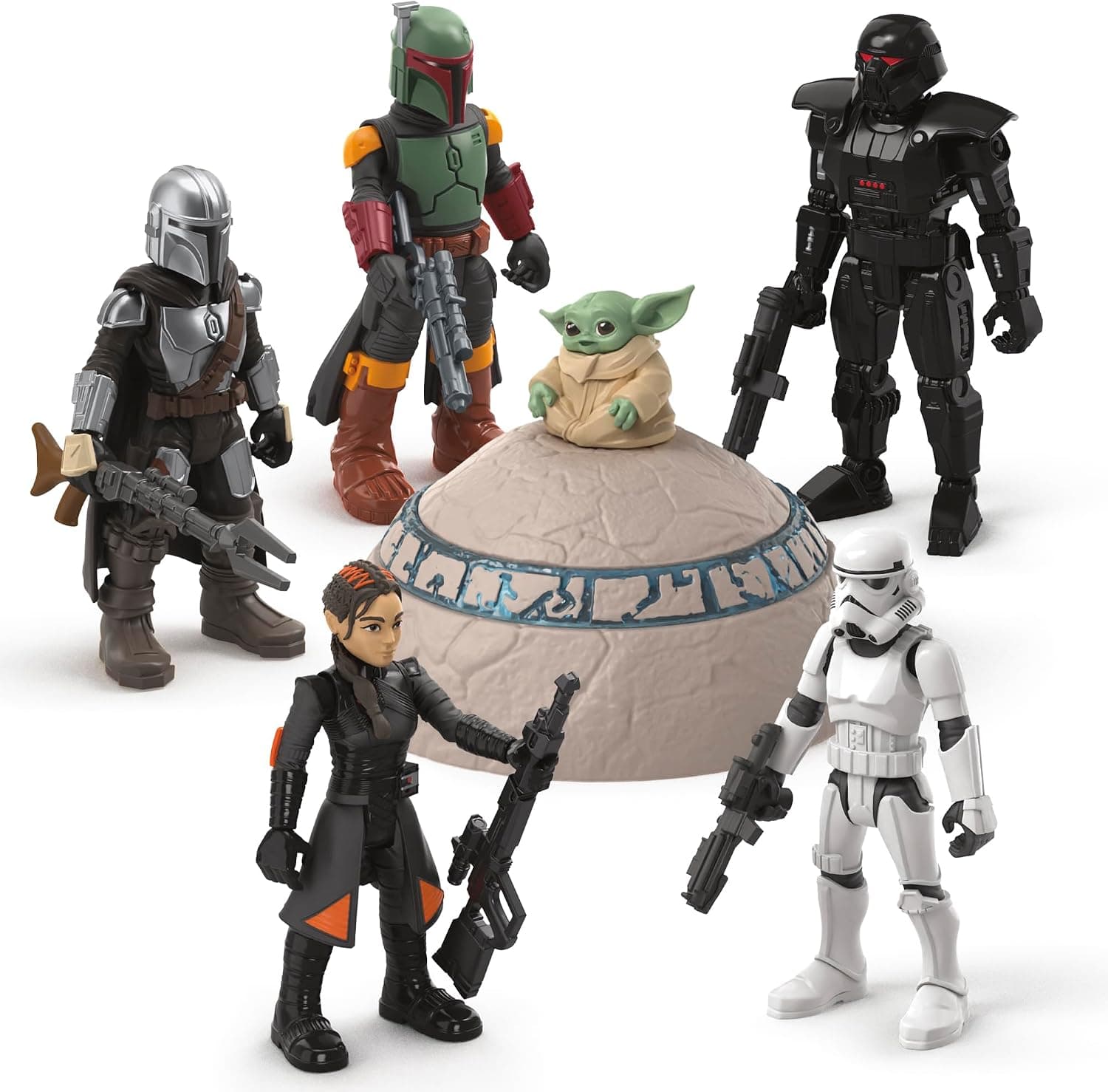 Star Wars Mission Fleet Mandalorian 6-Figure Set with Accessories
