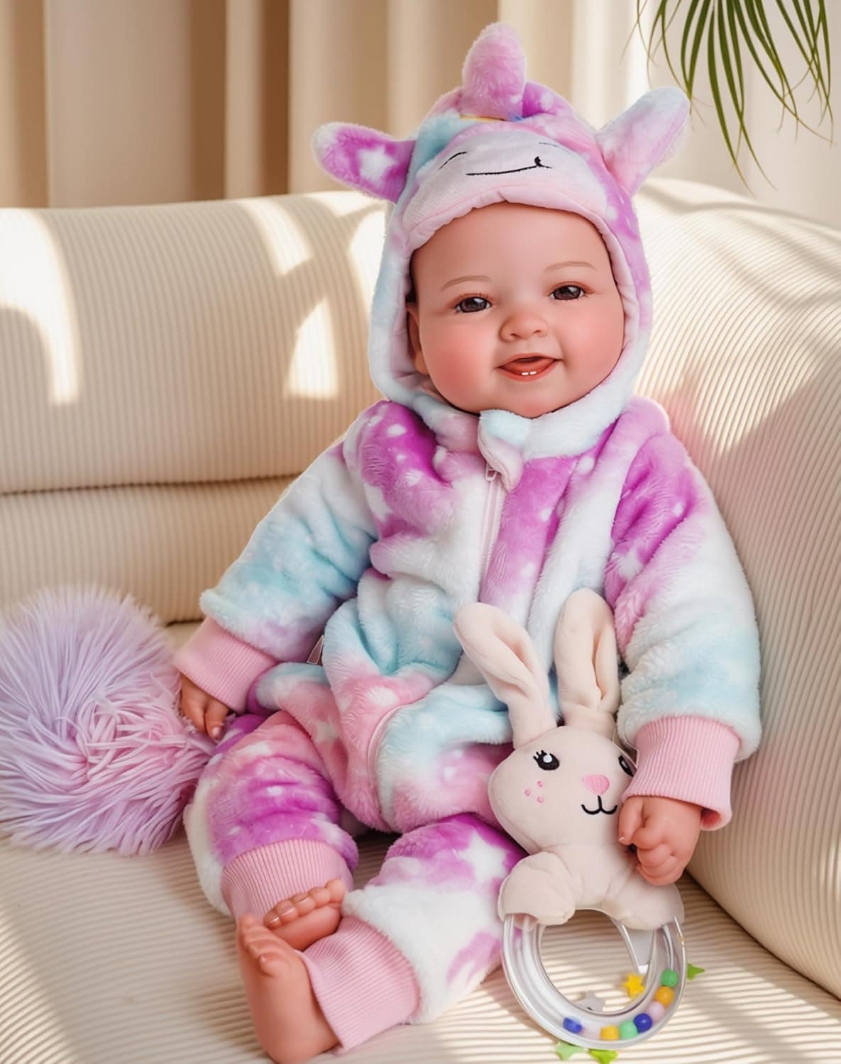 BABESIDE 17-Inch Realistic Baby Doll