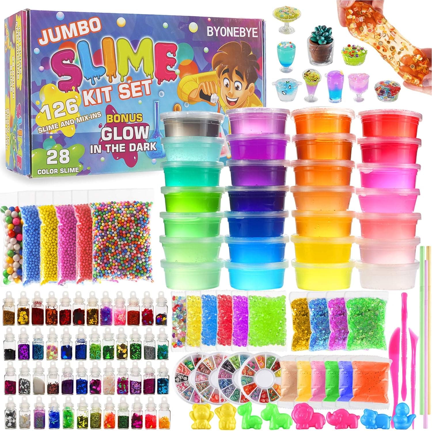 126-Piece Slime Making Kit