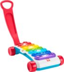 Fisher-Price Baby Learning Toy Giant Light-Up Xylophone, Pull-Along Pretend Musical Instrument for Developmental Play Toddlers Ages 9+ Months