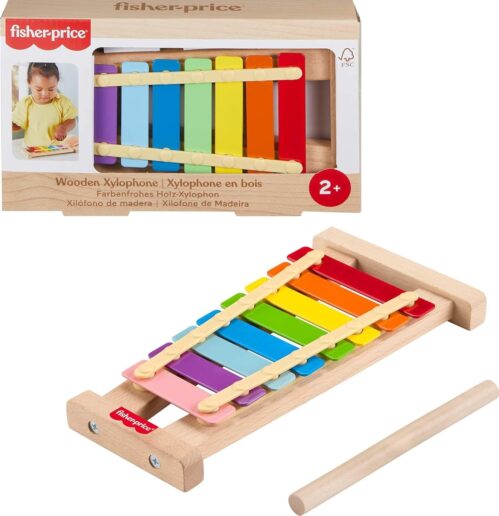 Fisher-Price Wood Toddler Toy Xylophone