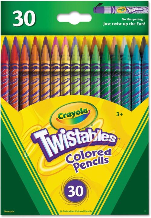 Crayola Twistables Colored Pencils, 30 Count.