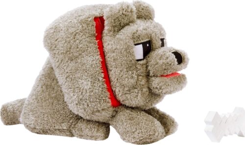 Mattel Minecraft Dennis The Wolf Plush Toy - Plush Toys