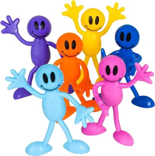 Rhode Island Novelty Bendable Smile Figures 1 Dozen<br><br>
